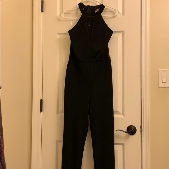 Charlotte Russe Pants - One piece top haltered bottom pants